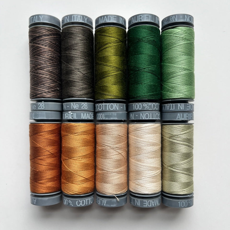 Aurifil Thread Collection: Goodall Challenge