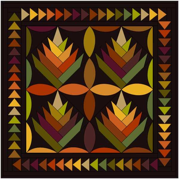 Nature's Glow - Fabric Only