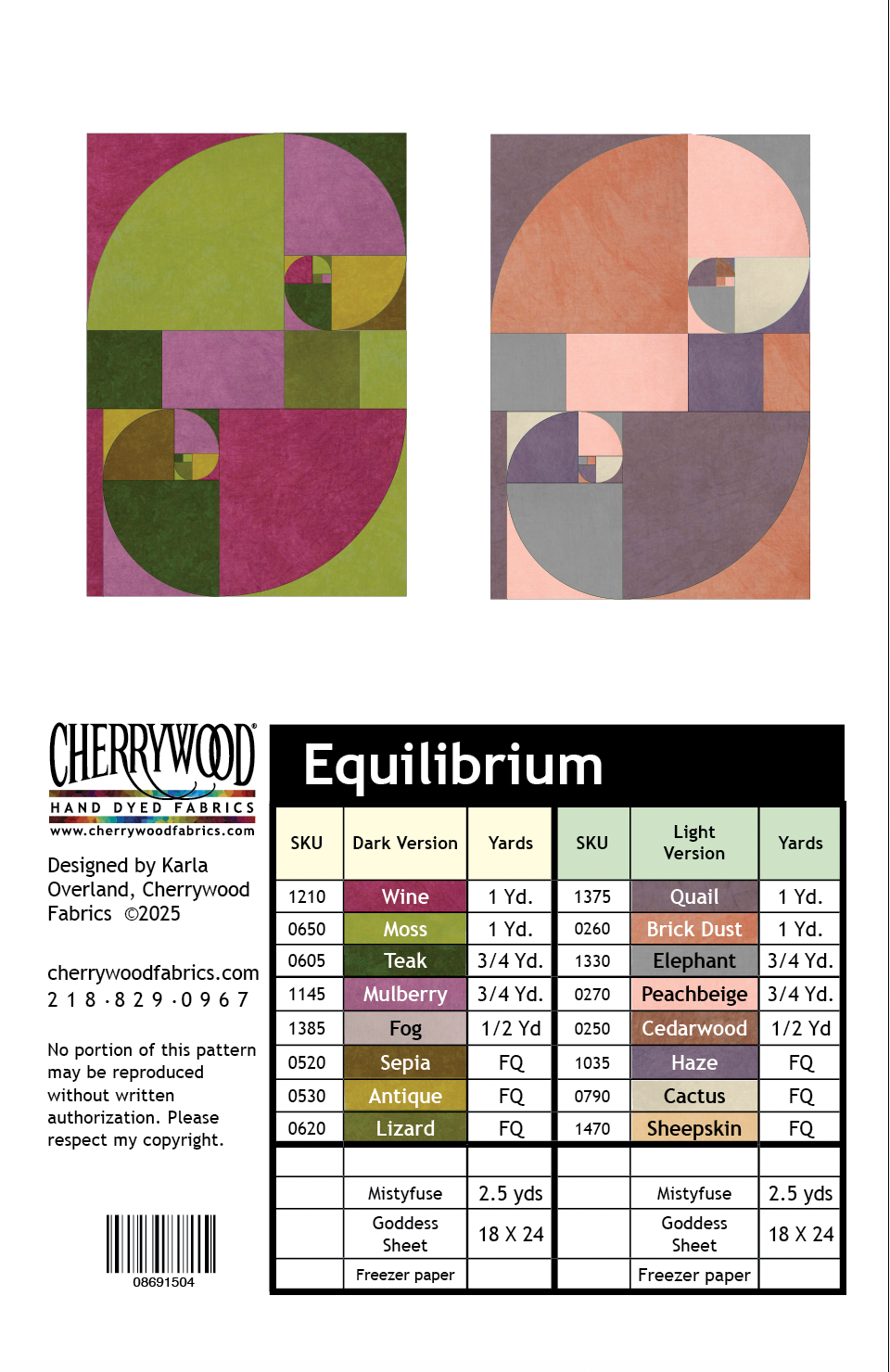 Equilibrium Fabric Kit