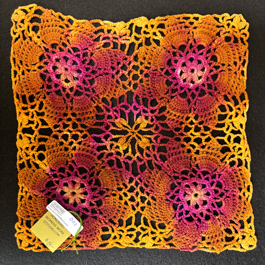 002 Dyed Crochet Piece