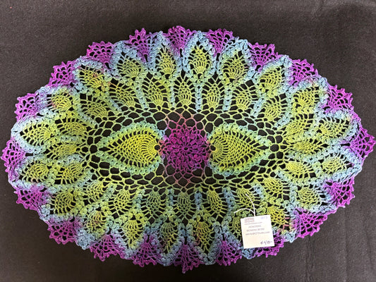 003 Dyed Crochet Piece