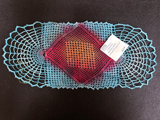 007 Dyed Crochet Piece