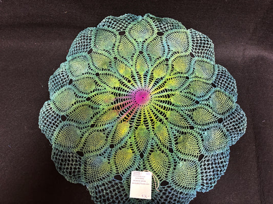 008 Dyed Crochet Piece