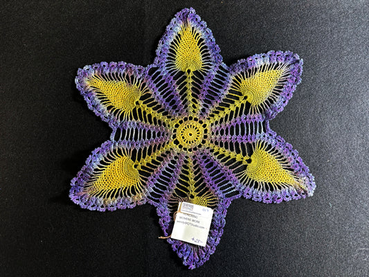 017 Dyed Crochet Piece