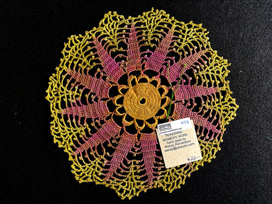 023 Dyed Crochet Piece