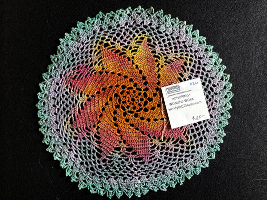 026 Dyed Crochet Piece