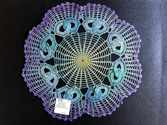 029 Dyed Crochet Piece