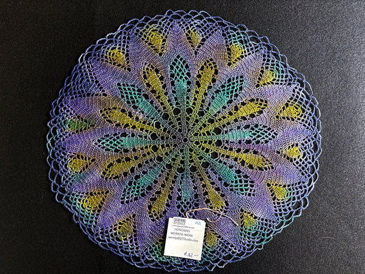 031 Dyed Crochet Piece