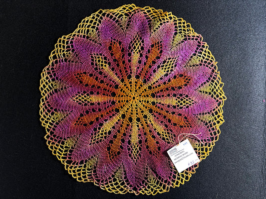 033 Dyed Crochet Piece