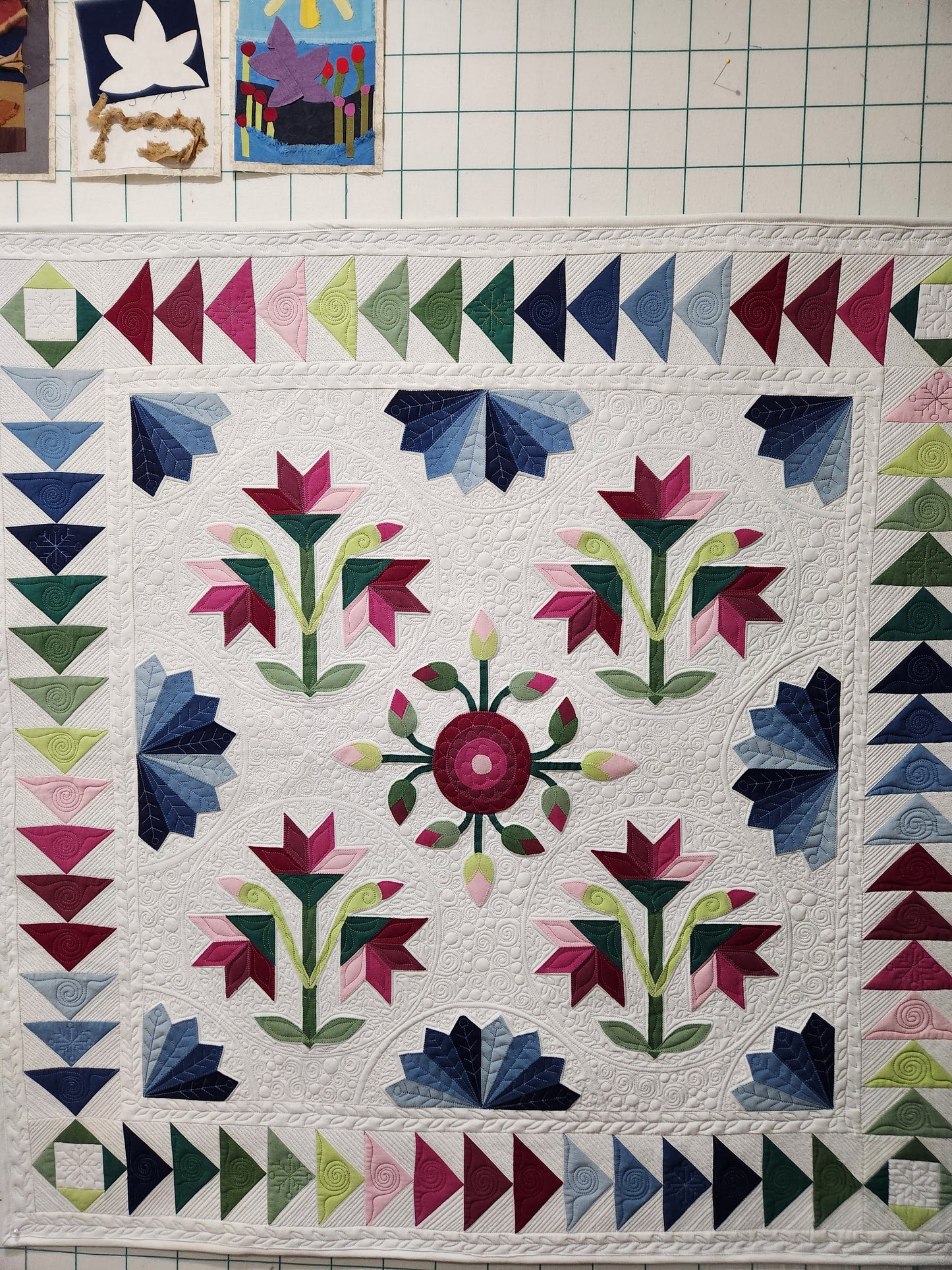 Kit Tissu Paniers Tulipes