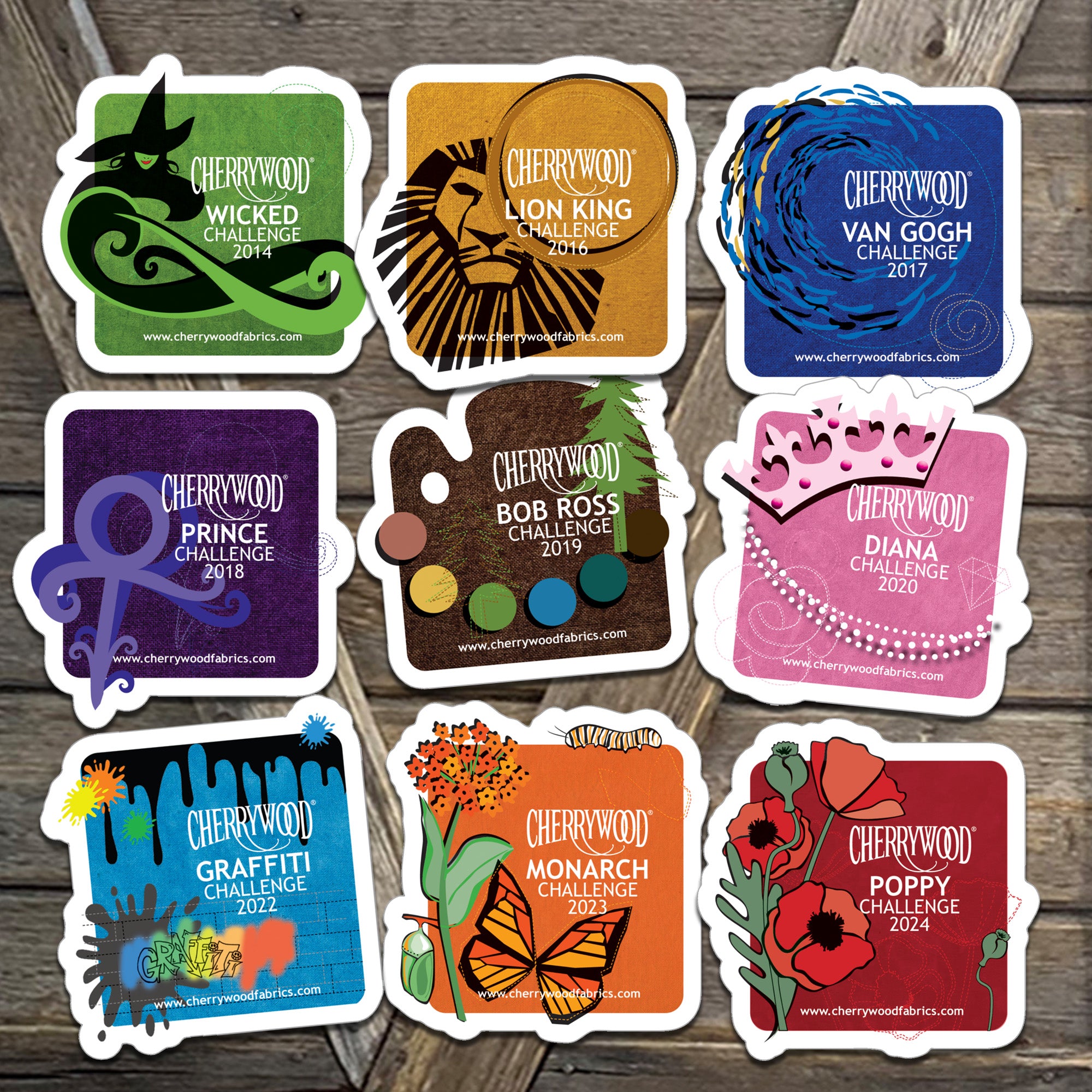 Collection Only Sticker Collectible Stickers – Cherrywood Fabrics