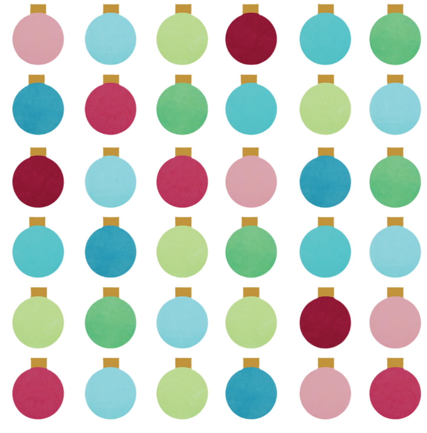 Retro Ornaments FABRIC KIT