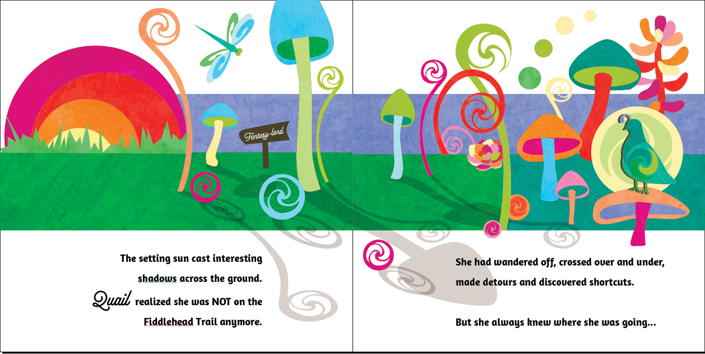 Snail & Quail and the Fiddlehead Trail (children's book)