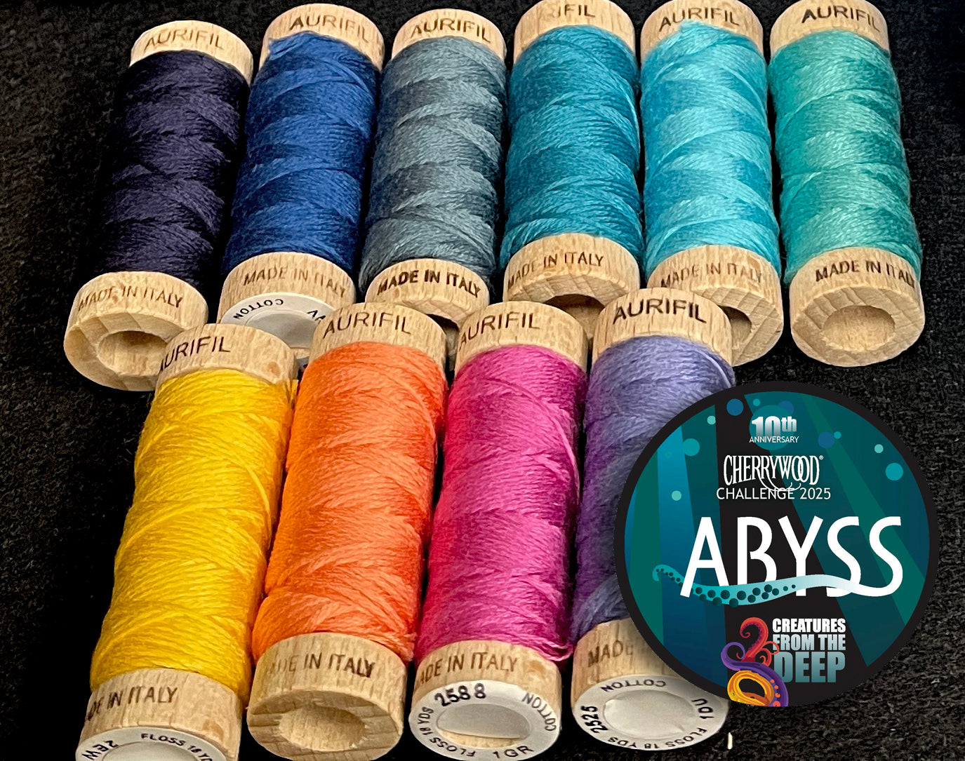 Aurifil Thread Collection: Abyss