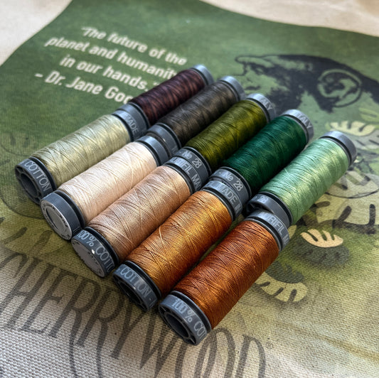 Aurifil Thread Collection: Goodall Challenge