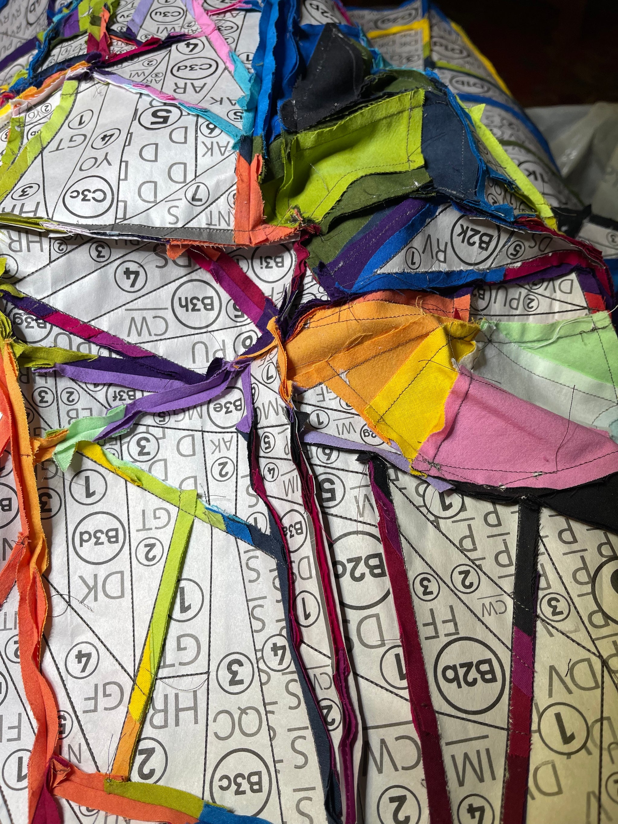 Shrooms Pattern with Foundation Papers – Cherrywood Fabrics