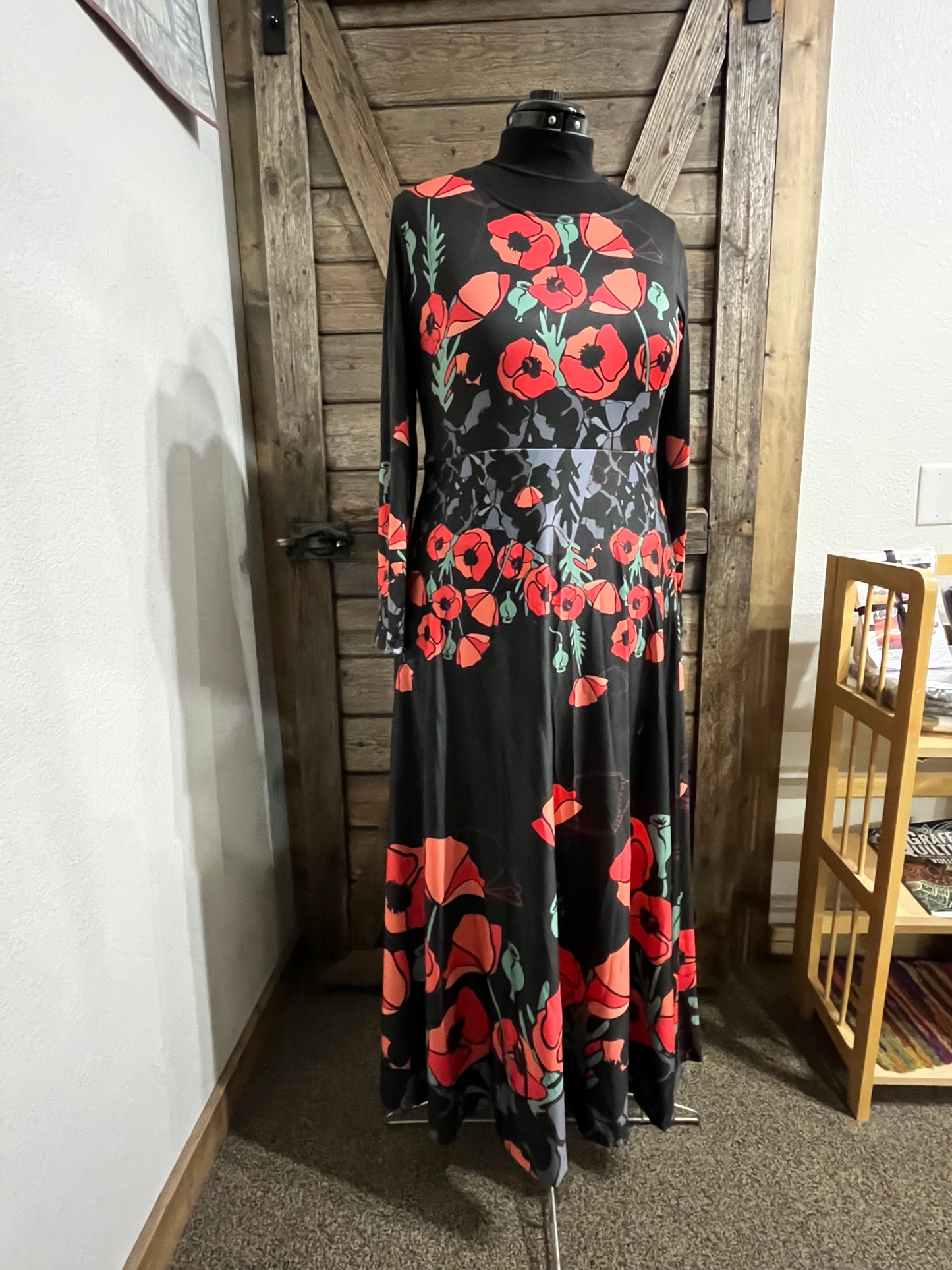 Vestido amapola - Negro 