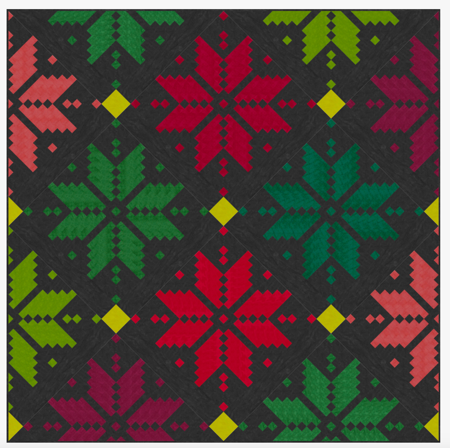 Knitted Star - Fabric Only Kit