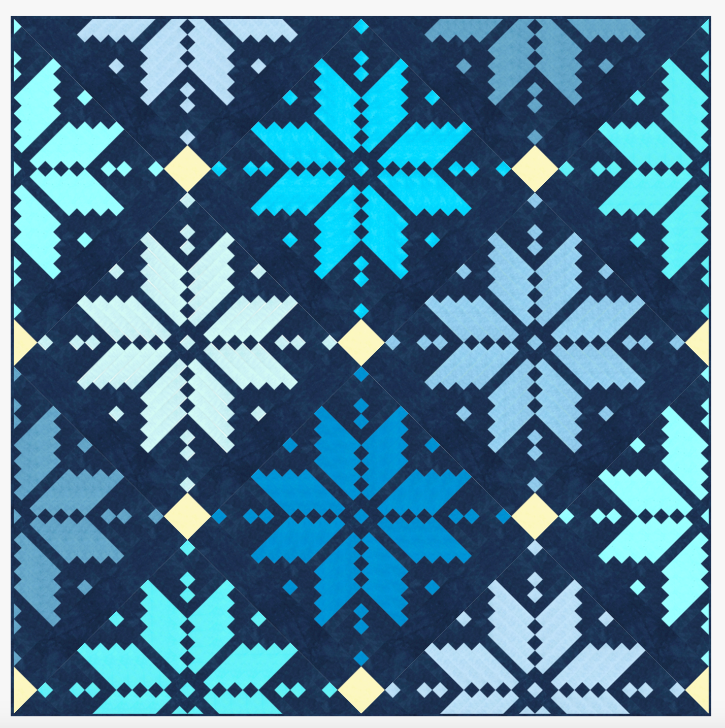 Knitted Star - Fabric Only Kit