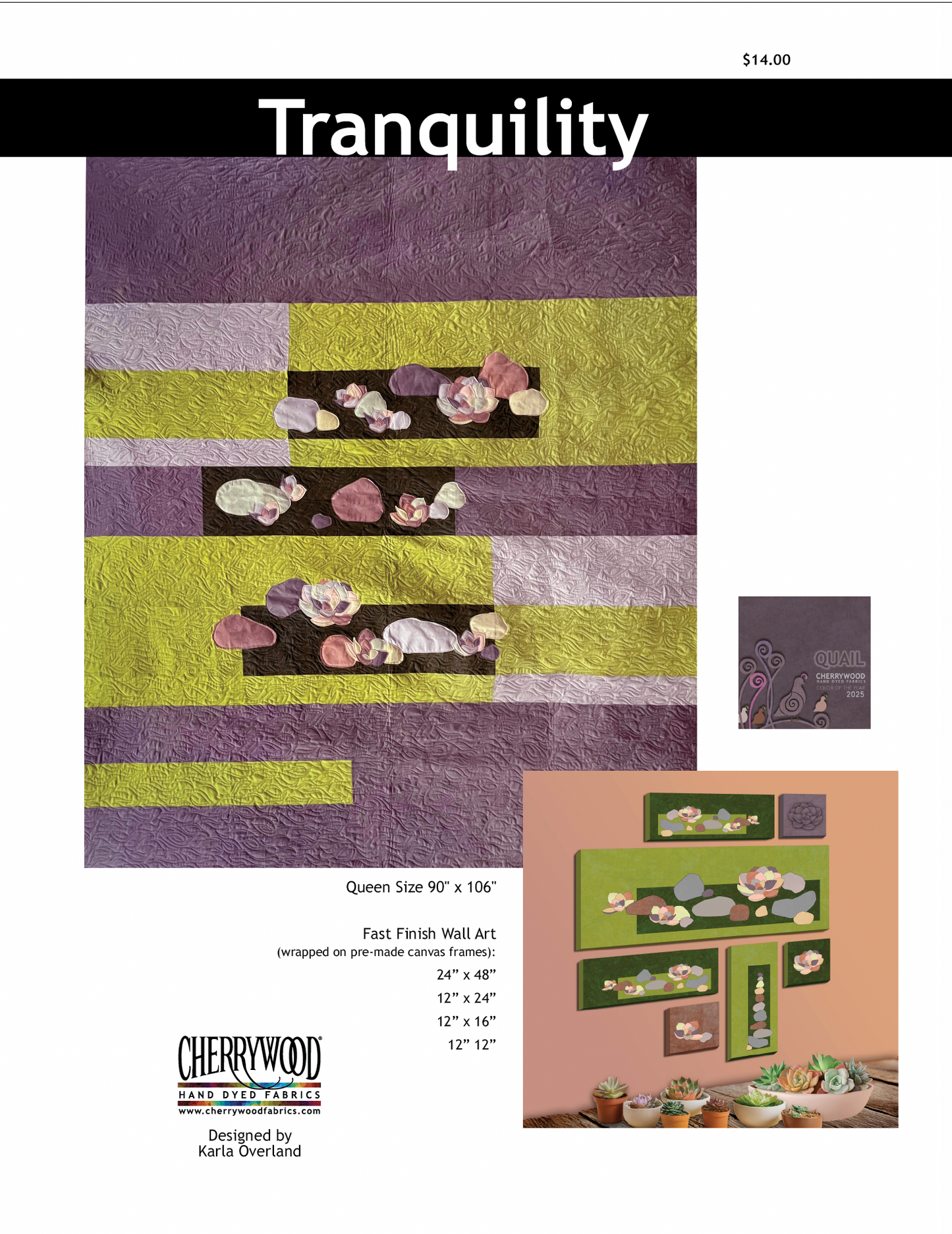 Tranquility Quilt & Wall Art Pattern