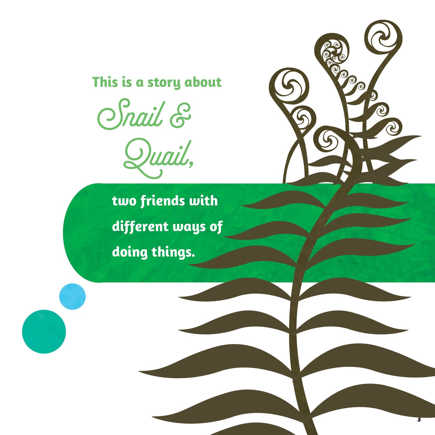 Snail & Quail and the Fiddlehead Trail (children's book)