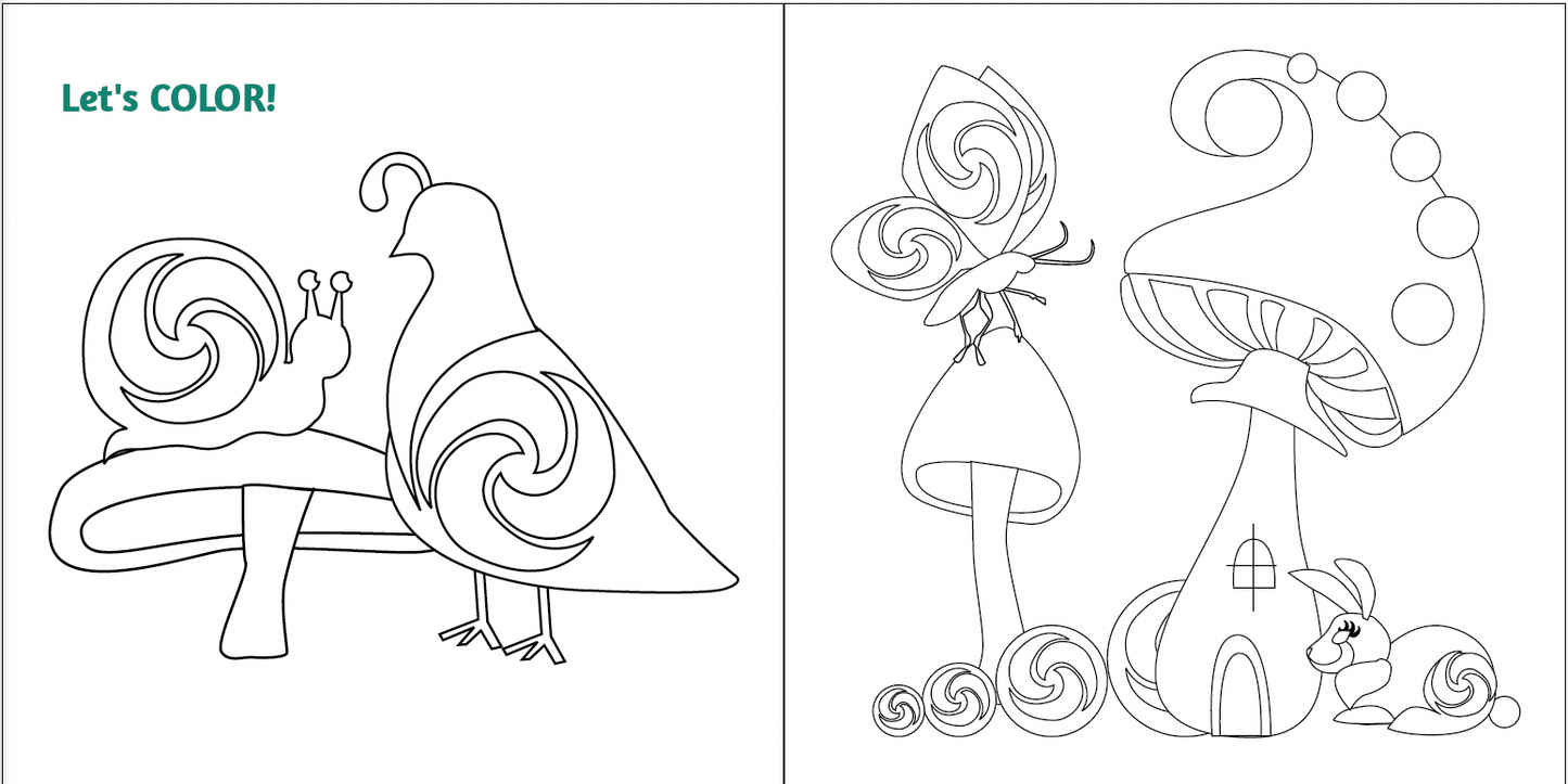 Snail & Quail and the Fiddlehead Trail (children's book)